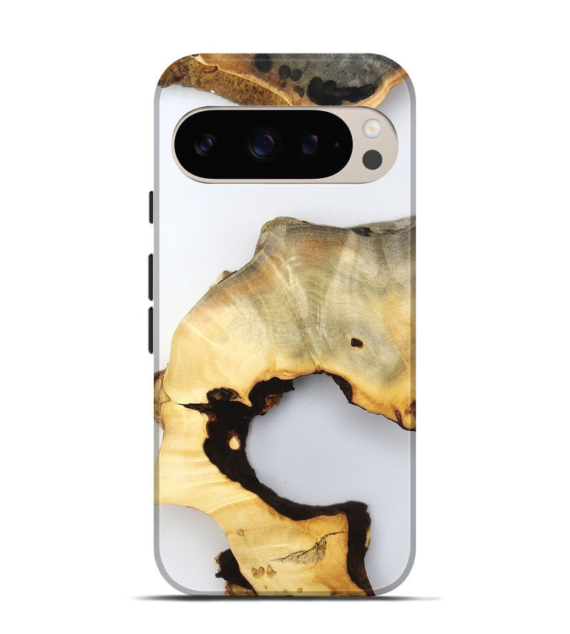 Pixel 9 Pro Wood Live Edge Phone Case - Reuben (Clear, 800712)