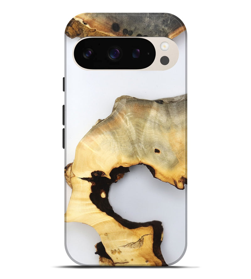 Pixel 9 Pro XL Wood Live Edge Phone Case - Reuben (Clear, 800712)