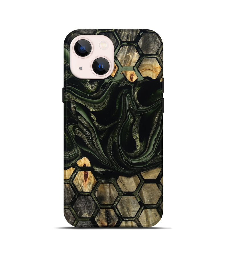 iPhone 13 mini Wood Live Edge Phone Case - Tempie (Pattern, 800714)