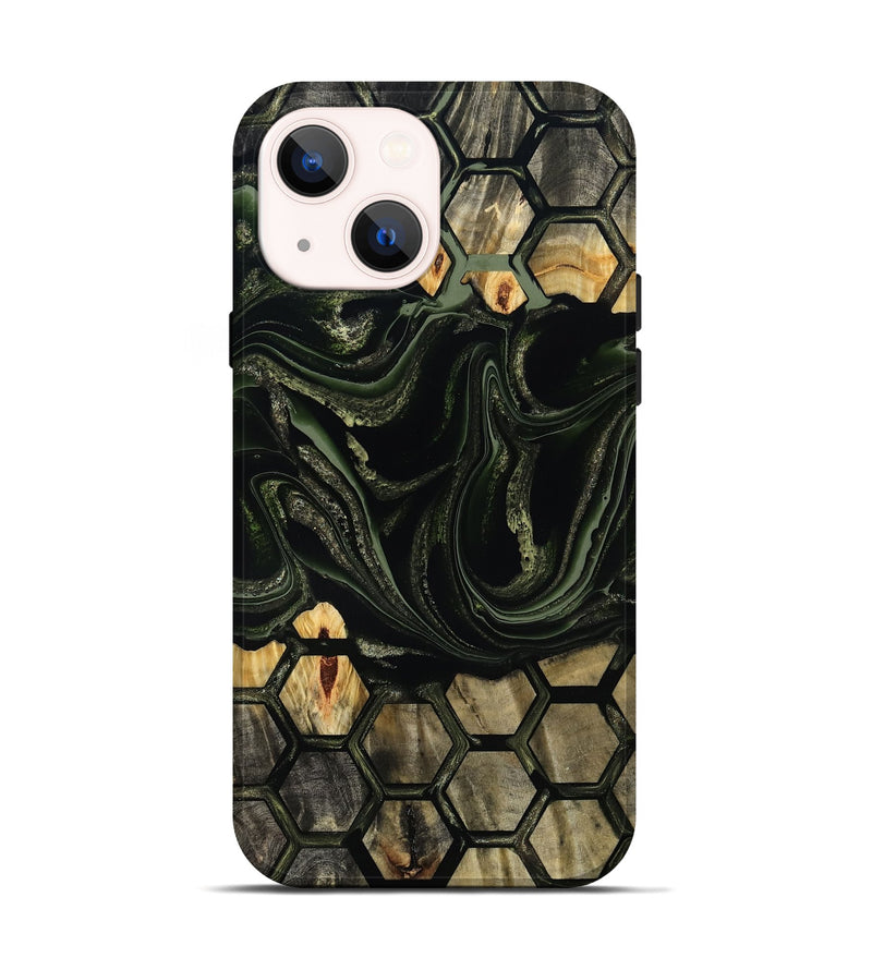 iPhone 14 Wood Live Edge Phone Case - Tempie (Pattern, 800714)