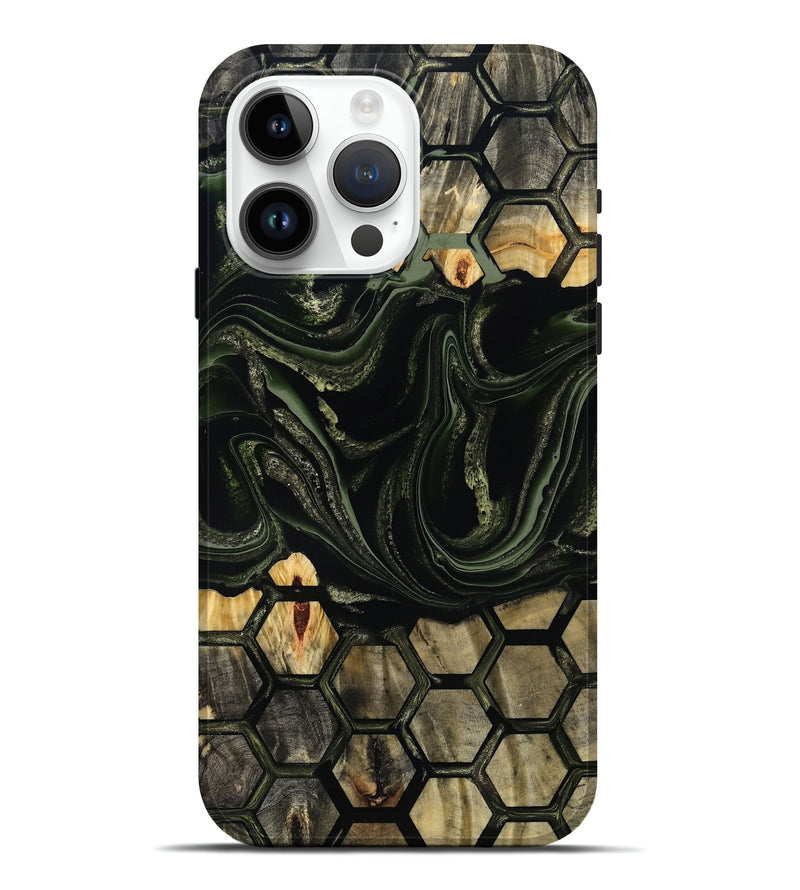 iPhone 15 Pro Max Wood Live Edge Phone Case - Tempie (Pattern, 800714)