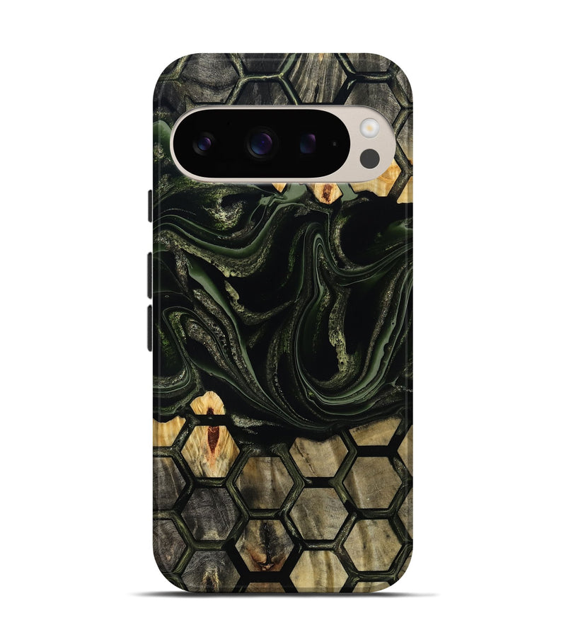 Pixel 9 Pro Wood Live Edge Phone Case - Tempie (Pattern, 800714)