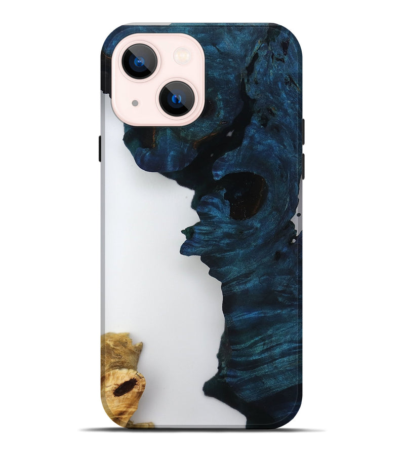 iPhone 14 Plus Wood Live Edge Phone Case - Carlee (Clear, 800715)