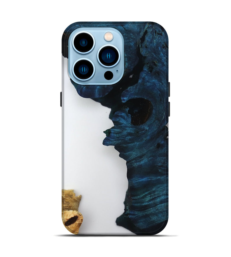 iPhone 14 Pro Wood Live Edge Phone Case - Carlee (Clear, 800715)