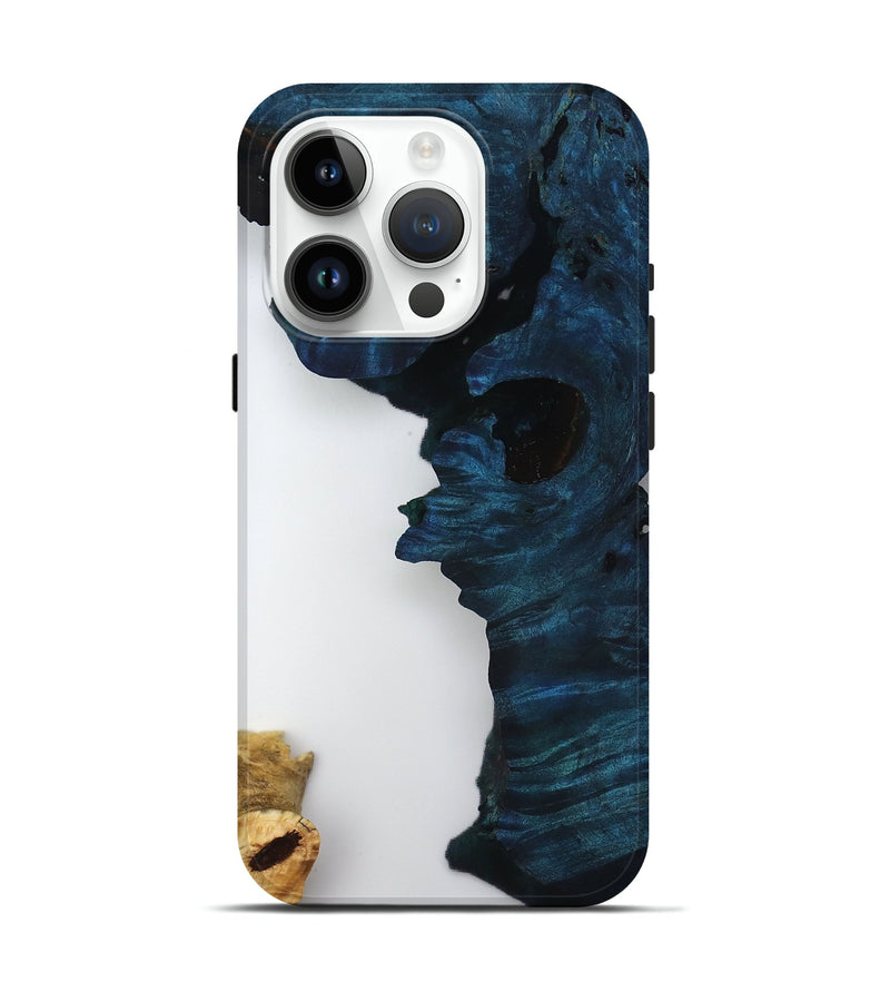 iPhone 15 Pro Wood Live Edge Phone Case - Carlee (Clear, 800715)