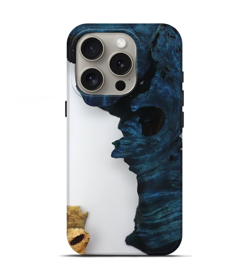 iPhone 16 Pro Wood Live Edge Phone Case - Carlee (Clear, 800715)