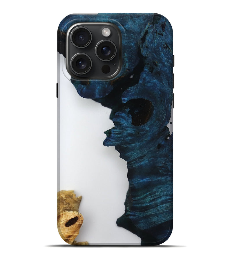 iPhone 16 Pro Max Wood Live Edge Phone Case - Carlee (Clear, 800715)