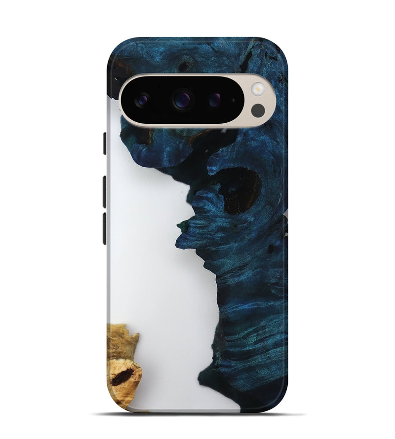 Pixel 9 Pro Wood Live Edge Phone Case - Carlee (Clear, 800715)