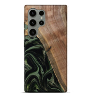 Galaxy S24 Ultra Wood Live Edge Phone Case - Josh (Green, 800716)