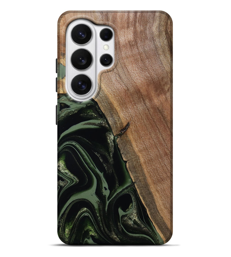 Galaxy S26 Ultra Wood Live Edge Phone Case - Josh (Green, 800716)