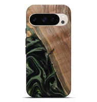 Pixel 9 Pro XL Wood Live Edge Phone Case - Josh (Green, 800716)