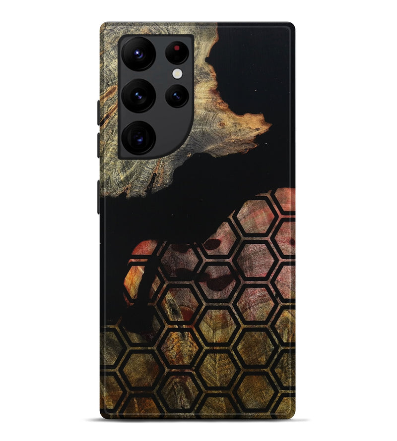 Galaxy S22 Ultra Wood Live Edge Phone Case - Chris (Double Dyed, 800718)