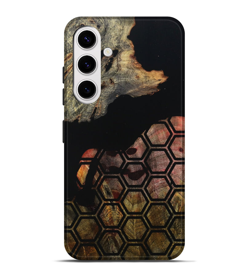 Galaxy S25 Plus Wood Live Edge Phone Case - Chris (Double Dyed, 800718)