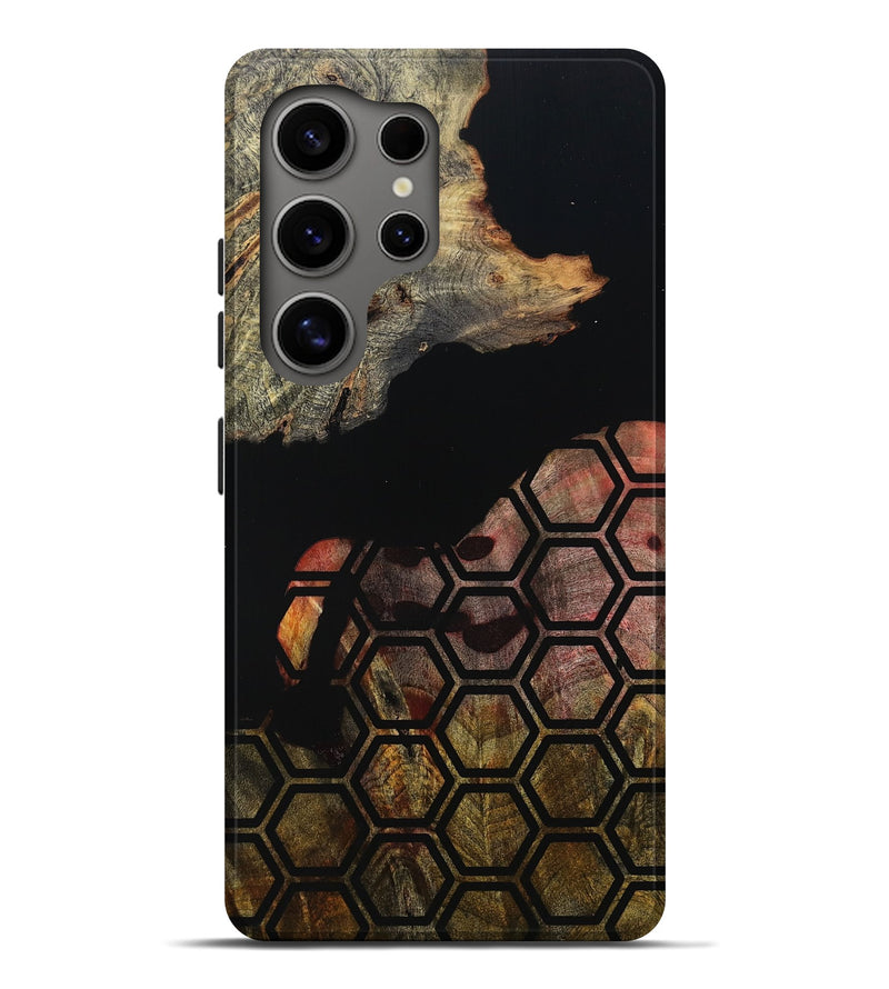 Galaxy S25 Ultra Wood Live Edge Phone Case - Chris (Double Dyed, 800718)