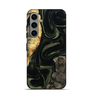 Galaxy S24 Wood Live Edge Phone Case - Elia (Green, 800721)