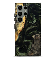 Galaxy S24 Ultra Wood Live Edge Phone Case - Elia (Green, 800721)