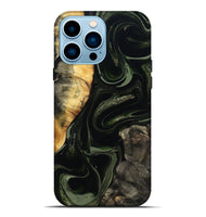 iPhone 14 Pro Max Wood Live Edge Phone Case - Elia (Green, 800721)