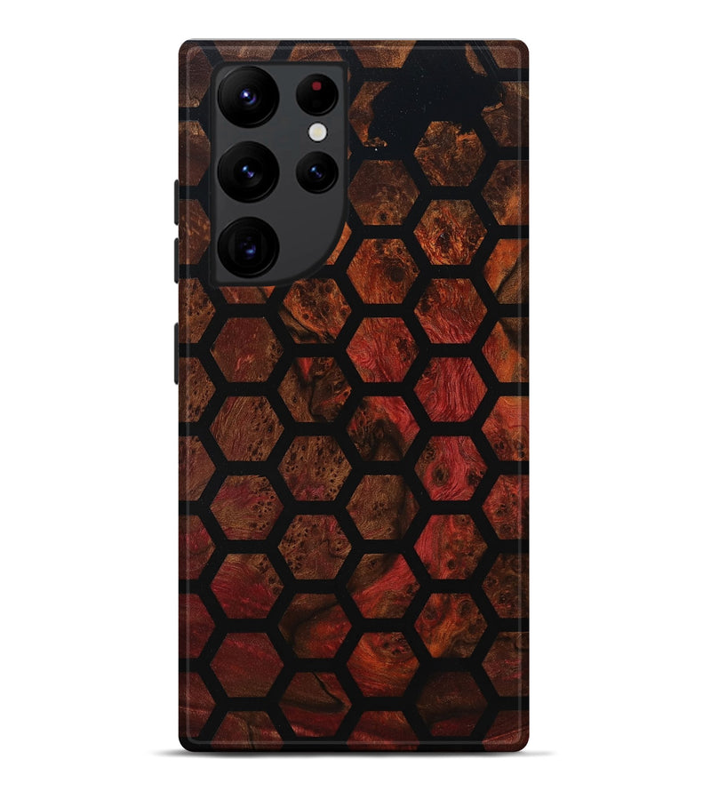 Galaxy S22 Ultra Wood Live Edge Phone Case - Kairo (Double Dyed, 800722)
