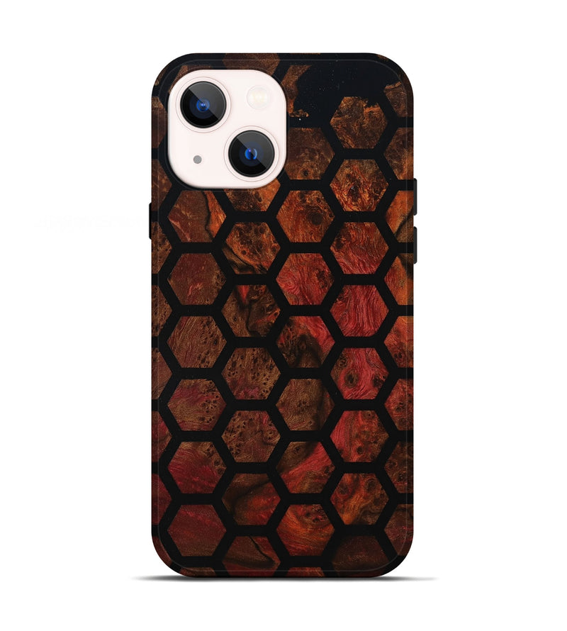 iPhone 13 Wood Live Edge Phone Case - Kairo (Double Dyed, 800722)