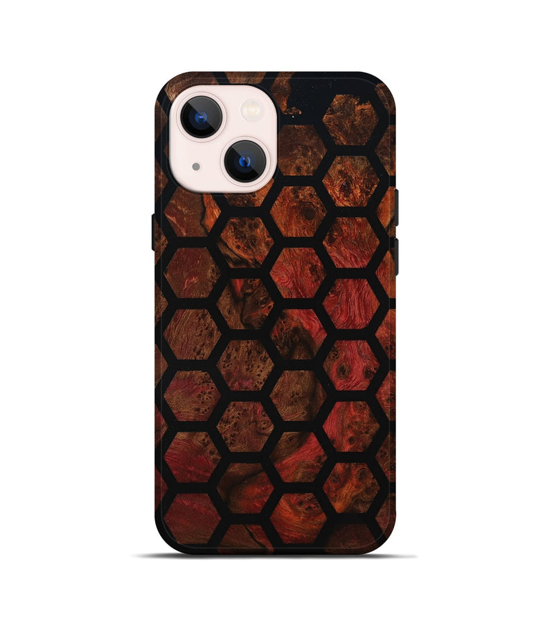 iPhone 13 mini Wood Live Edge Phone Case - Kairo (Double Dyed, 800722)