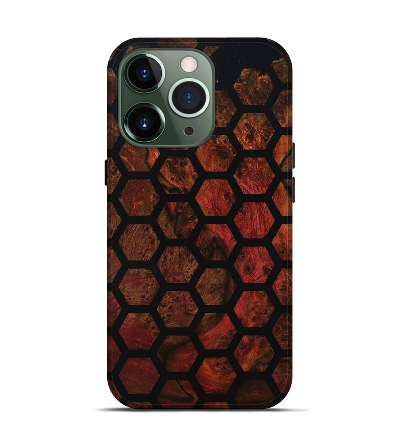 iPhone 13 Pro Wood Live Edge Phone Case - Kairo (Double Dyed, 800722)