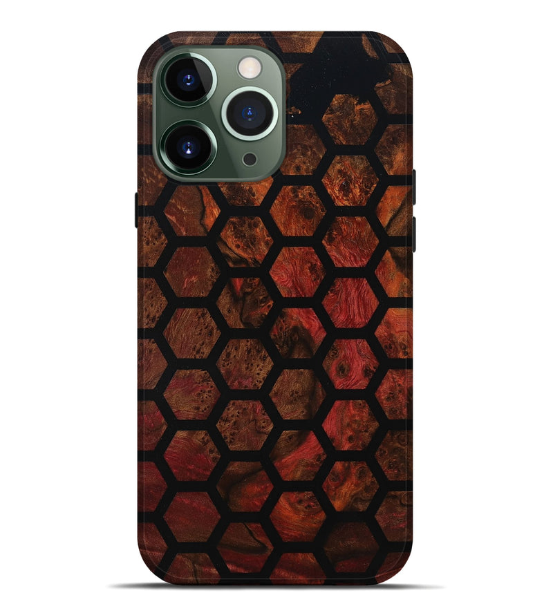 iPhone 13 Pro Max Wood Live Edge Phone Case - Kairo (Double Dyed, 800722)