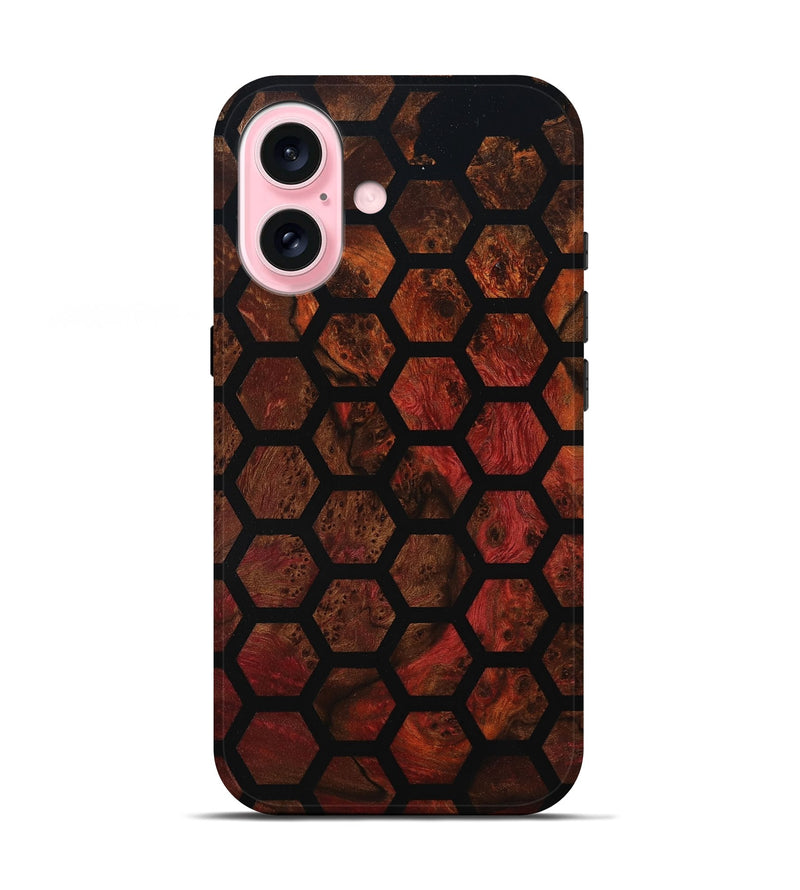 iPhone 17 Wood Live Edge Phone Case - Kairo (Double Dyed, 800722)