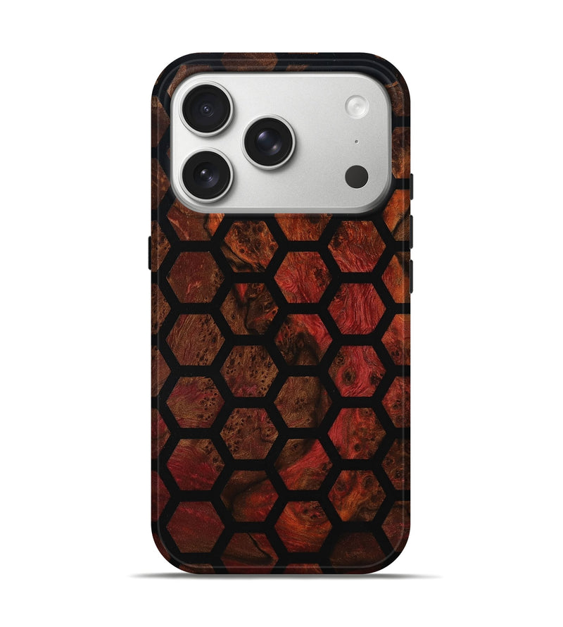 iPhone 17 Pro Wood Live Edge Phone Case - Kairo (Double Dyed, 800722)