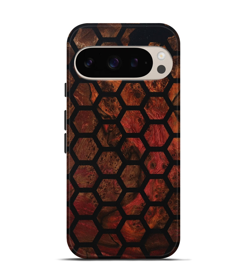 Pixel 9 Wood Live Edge Phone Case - Kairo (Double Dyed, 800722)