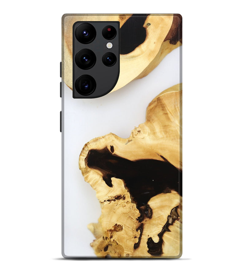 Galaxy S22 Ultra Wood Live Edge Phone Case - Ares (Clear, 800728)