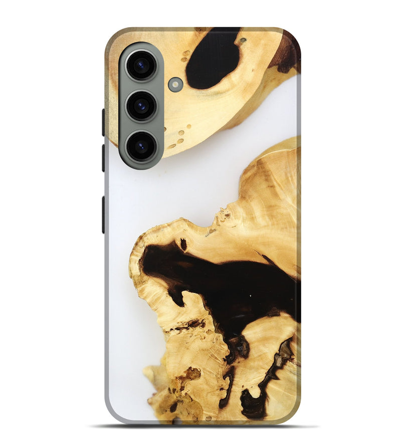 Galaxy S24 Plus Wood Live Edge Phone Case - Ares (Clear, 800728)