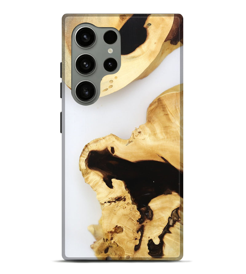 Galaxy S24 Ultra Wood Live Edge Phone Case - Ares (Clear, 800728)