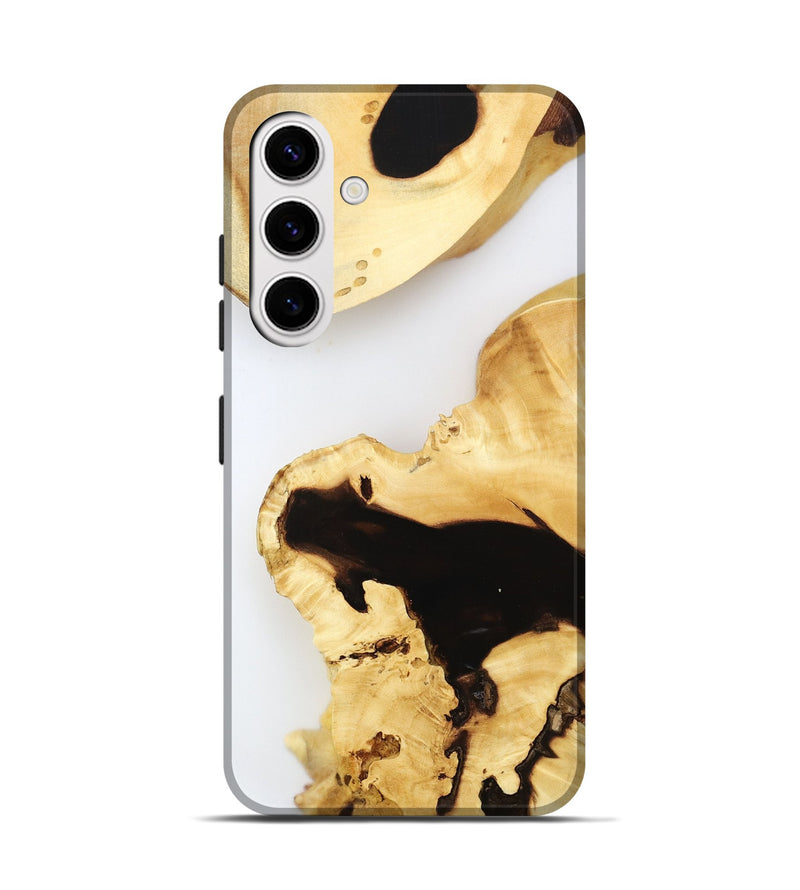 Galaxy S25 Wood Live Edge Phone Case - Ares (Clear, 800728)