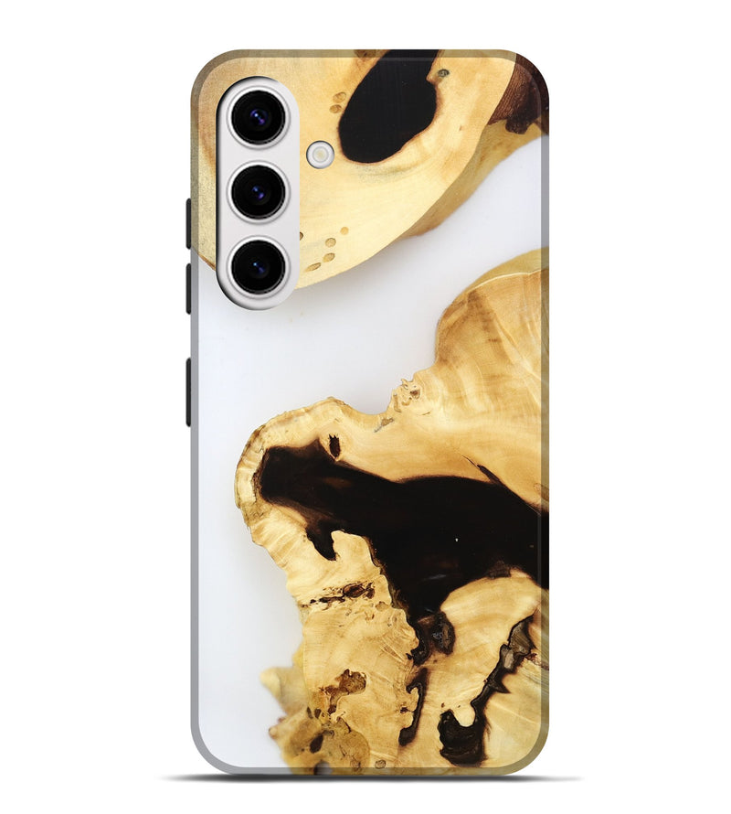 Galaxy S25 Plus Wood Live Edge Phone Case - Ares (Clear, 800728)