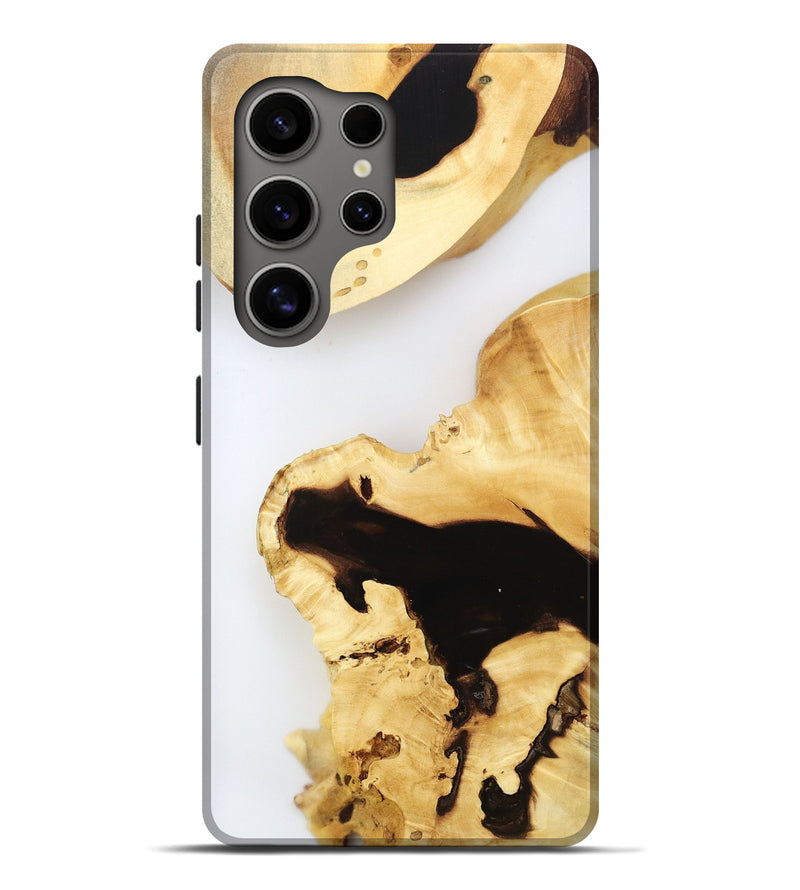 Galaxy S25 Ultra Wood Live Edge Phone Case - Ares (Clear, 800728)