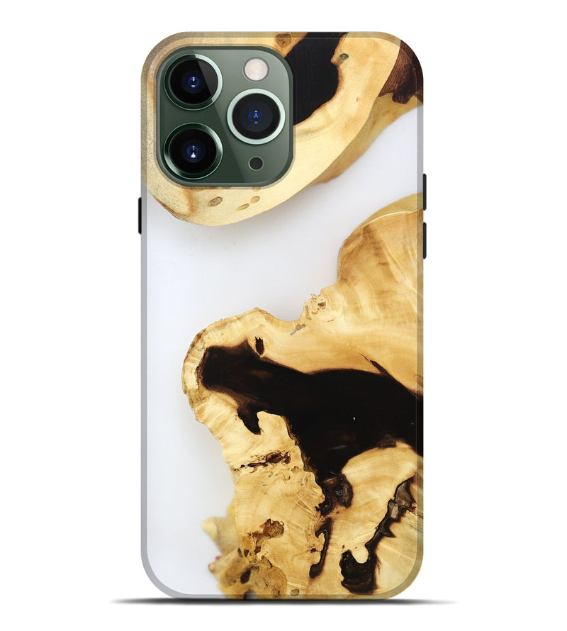 iPhone 13 Pro Max Wood Live Edge Phone Case - Ares (Clear, 800728)