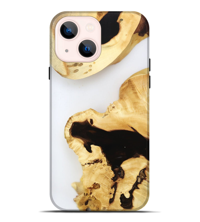 iPhone 14 Plus Wood Live Edge Phone Case - Ares (Clear, 800728)