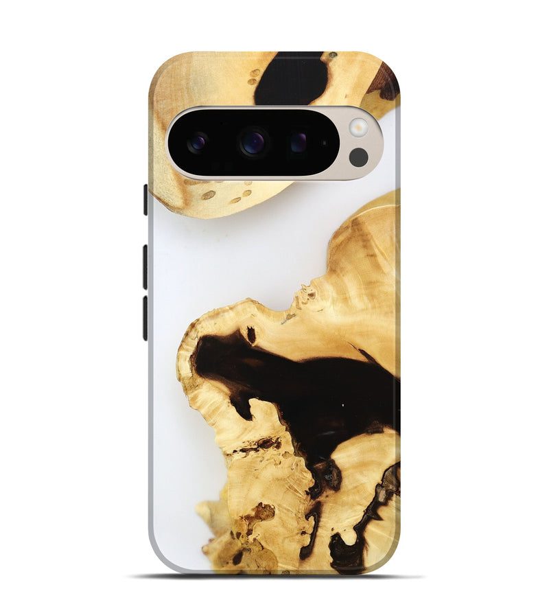 Pixel 10 Wood Live Edge Phone Case - Ares (Clear, 800728)