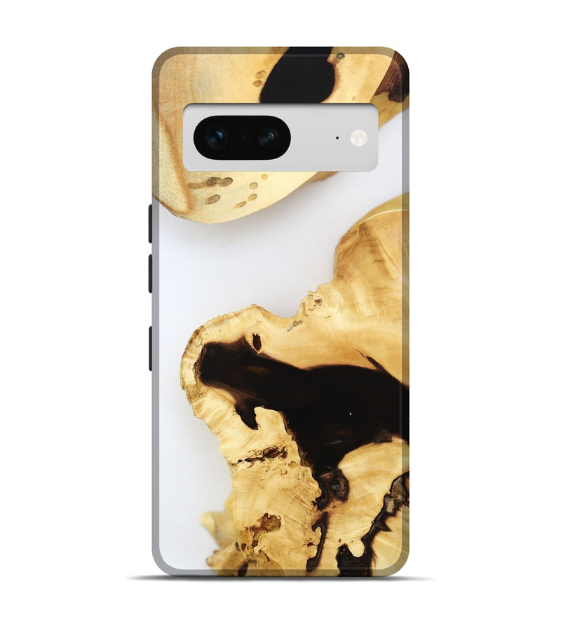 Pixel 7 Wood Live Edge Phone Case - Ares (Clear, 800728)