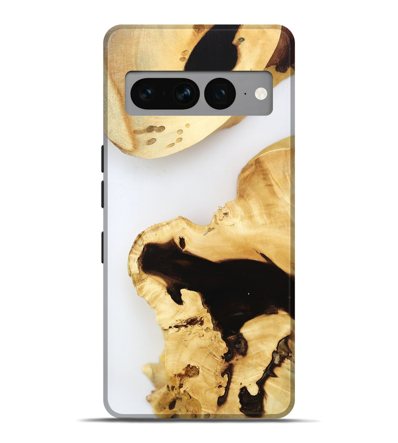 Pixel 7 Pro Wood Live Edge Phone Case - Ares (Clear, 800728)
