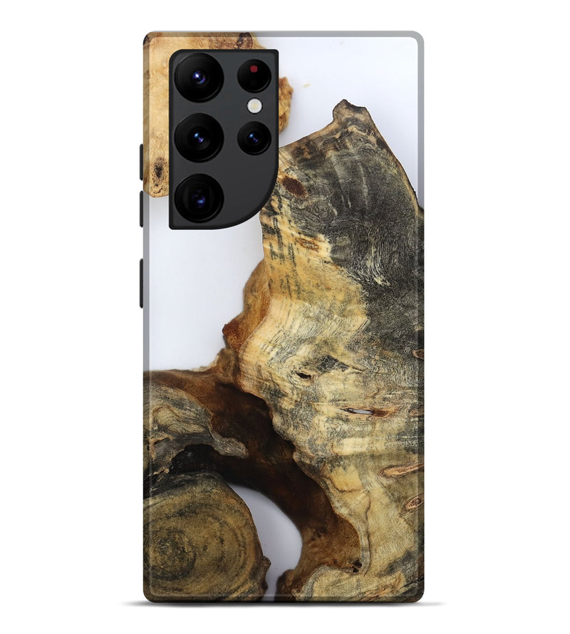 Galaxy S22 Ultra Wood Live Edge Phone Case - Noreen (Clear, 800729)