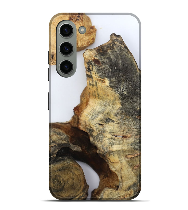 Galaxy S23 Plus Wood Live Edge Phone Case - Noreen (Clear, 800729)