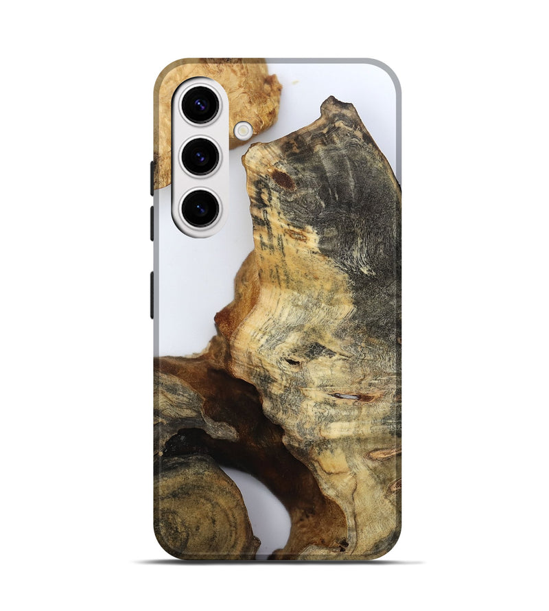 Galaxy S25 Wood Live Edge Phone Case - Noreen (Clear, 800729)