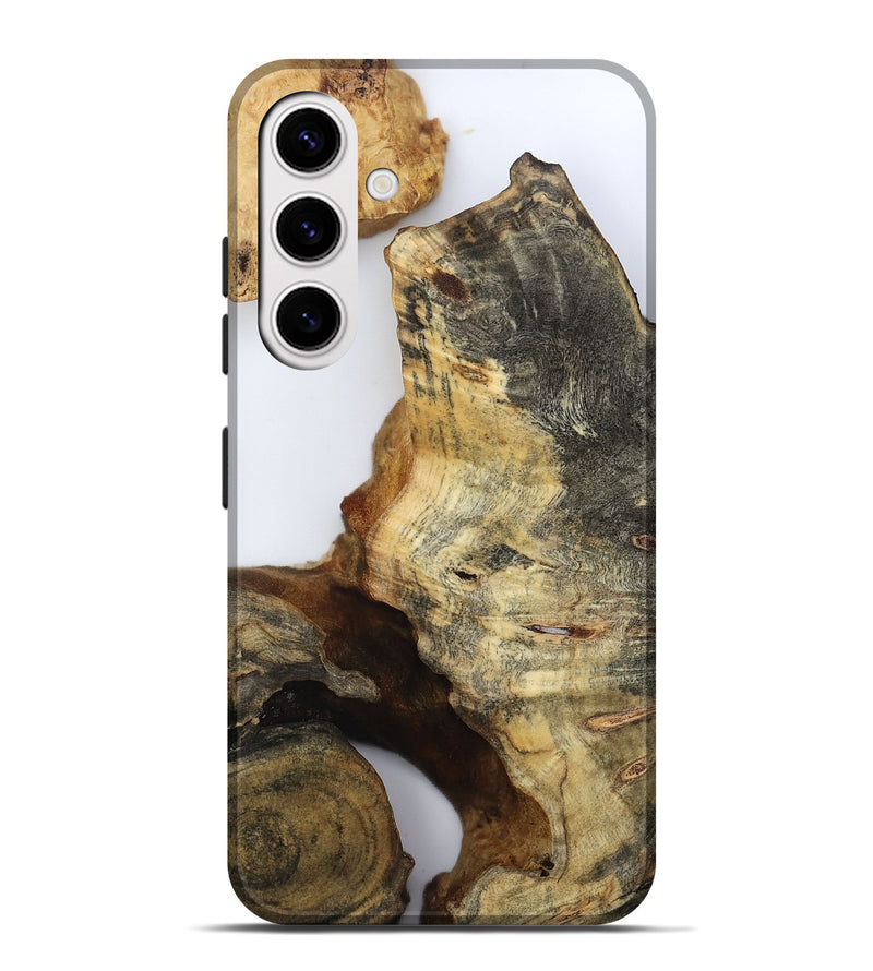 Galaxy S25 Plus Wood Live Edge Phone Case - Noreen (Clear, 800729)