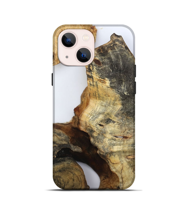iPhone 13 mini Wood Live Edge Phone Case - Noreen (Clear, 800729)