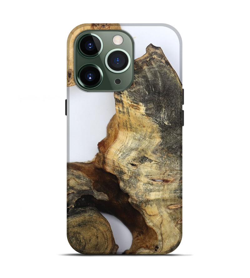 iPhone 13 Pro Wood Live Edge Phone Case - Noreen (Clear, 800729)