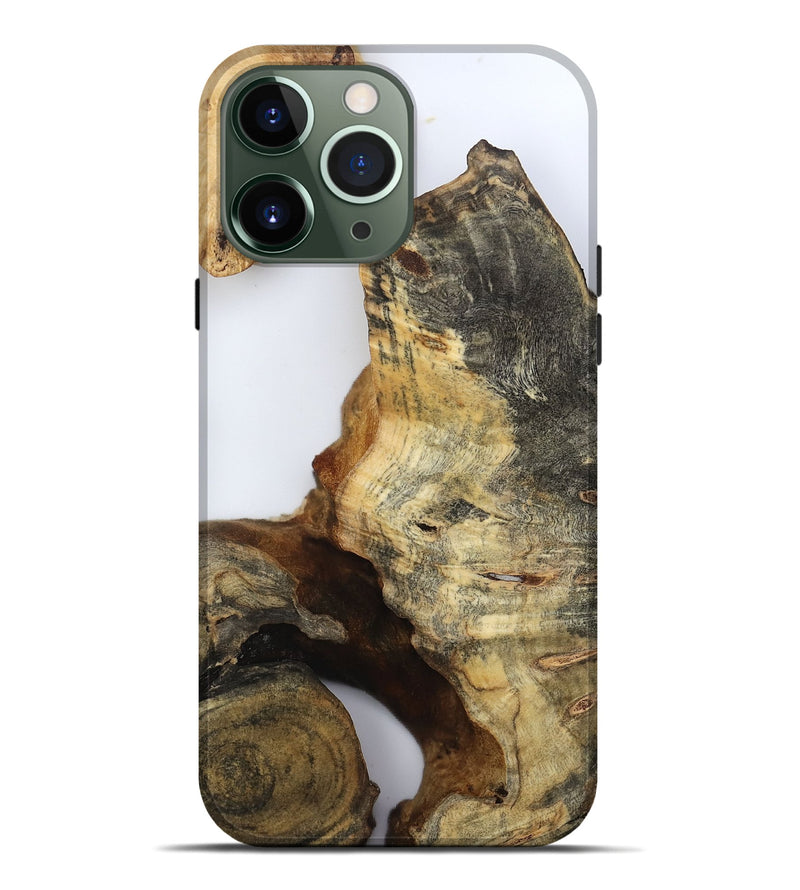 iPhone 13 Pro Max Wood Live Edge Phone Case - Noreen (Clear, 800729)
