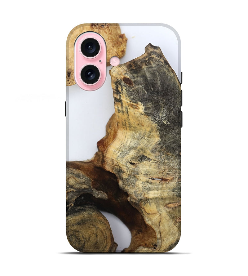 iPhone 17 Wood Live Edge Phone Case - Noreen (Clear, 800729)