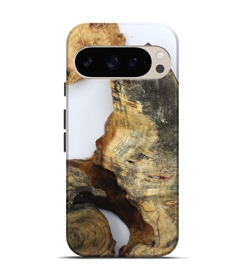 Pixel 9 Pro Wood Live Edge Phone Case - Noreen (Clear, 800729)
