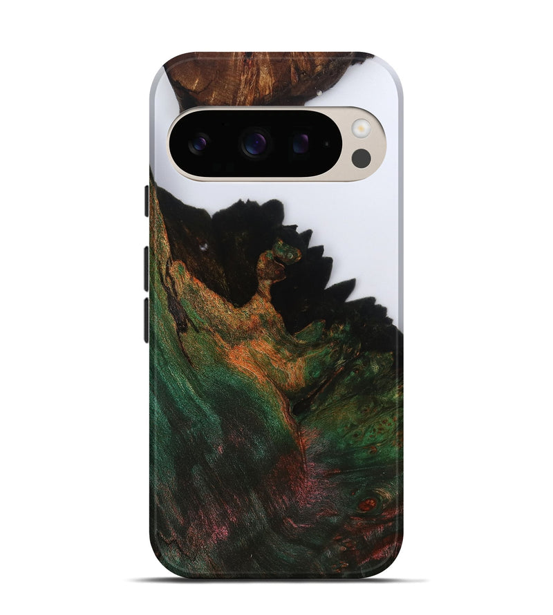 Pixel 10 Pro Wood Live Edge Phone Case - Bernice (Clear, 800731)